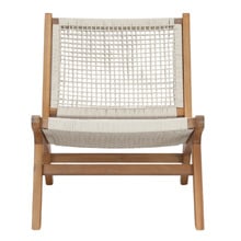 Harbour Acacia Wood Outdoor Lounge Chair